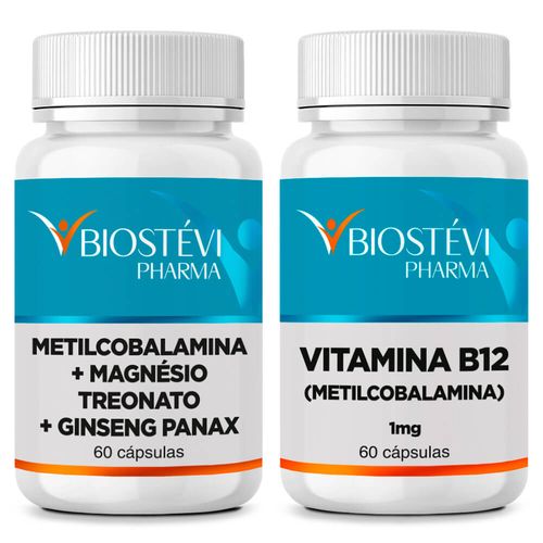 2370 - Kit Suplemento para Saúde Cerebral + Vitamina B12 1mg