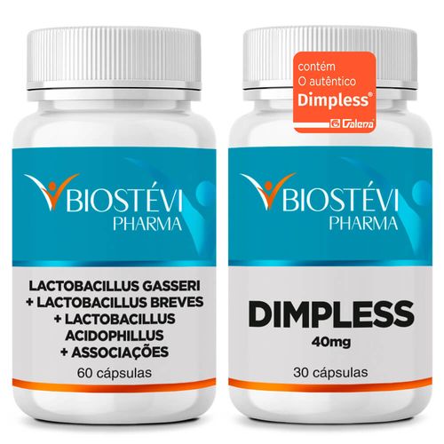 2354 - Kit Lactobacillus para Emagrecimento + Dimpless