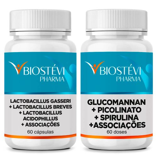 2353 - Kit Lactobacillus para Emagrecimento + Controle de Apetite Turbo