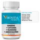 2134 - Ginseng Turbinado - Ginseng + Guaraná + Arginina + Associações 30 Cápsulas - TABELA