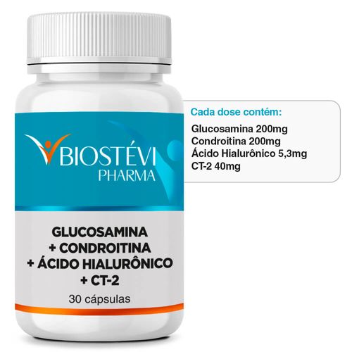 2131 - Glucosamina + Condroitina + Ácido Hialurônico + CT-2 30 Cápsulas - TABELA