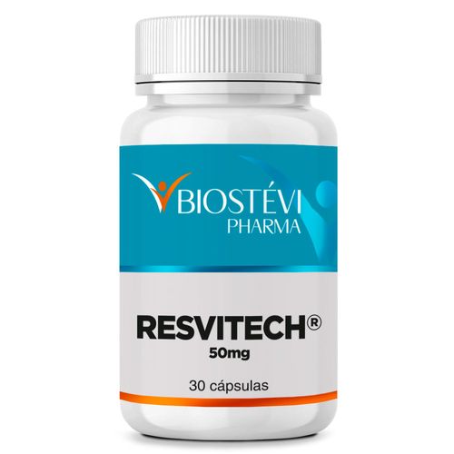 2072 - Resvitech 50mg 30 Cápsulas - Mais Potente que o Transresveratrol