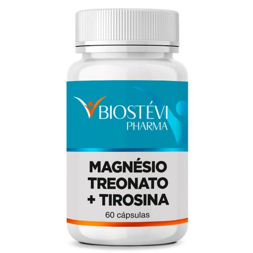 2124---Booster-para-Memoria-e-Concentracao---Magnesio-Treonato---Tirosina-60-Capsulas